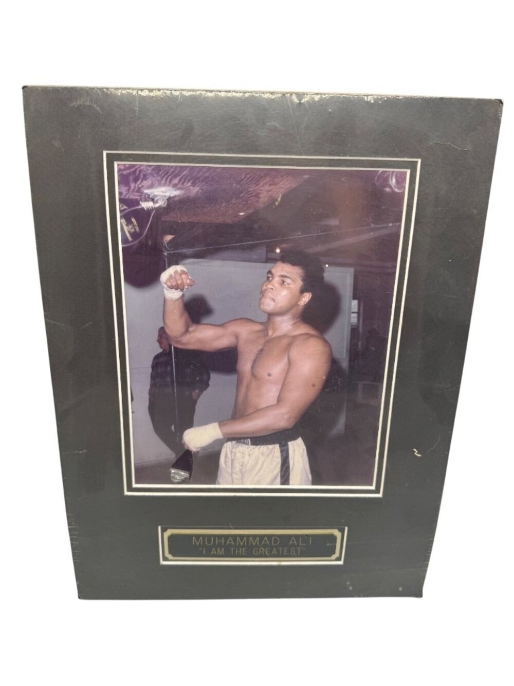 Muhammad Ali "I Am The Greatest" Framed Photo With Nameplate READ